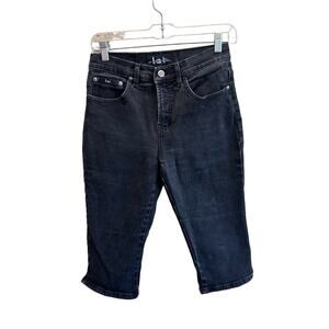 Lei Black Denim Capris Size 9 Junior
